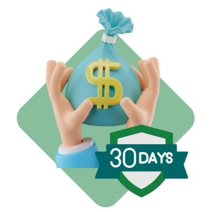 30-day money back guarantee