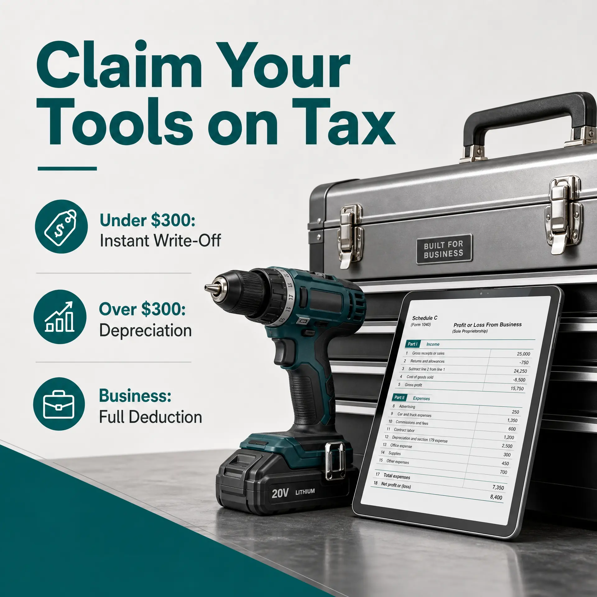 Can I Claim Tools on Tax?